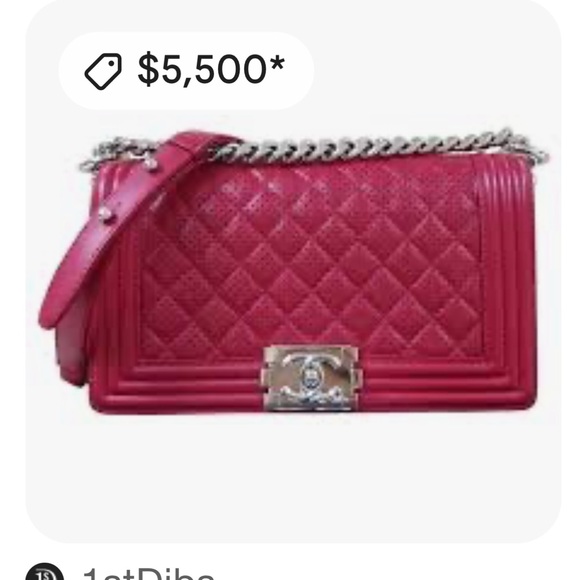 ❌SOLD❌ CHANEL *Limited Edition* Perforated Medium Boy Bag with Silver Hardware - Picture 3 of 17